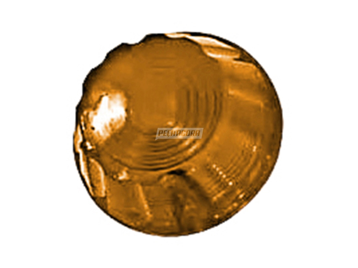 LENTE P/ LANTERNA PUDIM  AMARELA (VA12061-1701)