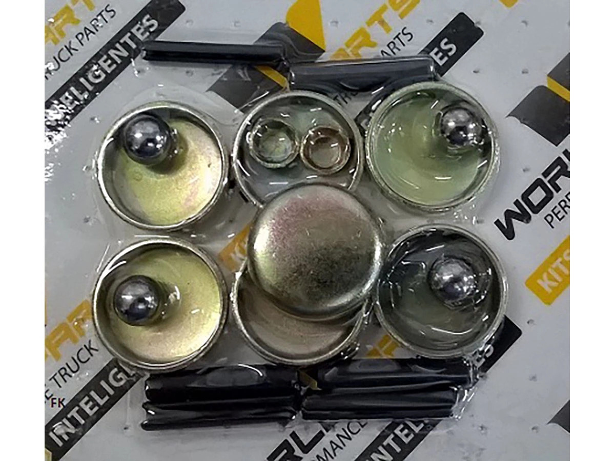 KIT REPARO PINO ELASTICO SELOS ESFERAS CÂMBIO FSO4305 FSO4405 VW 7.100 8.100 8.