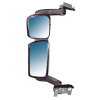 ESPELHO RETROVISOR DUPLO MANUAL C/ DESEMBACADOR 24V LE (VI597-21711)