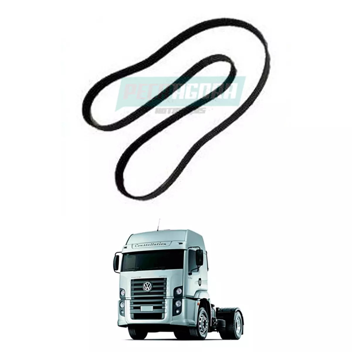 CORREIA TRAPEZOIDAL RANHURADA 2080MM VW CONSTELLATION 19370E 25370E 31370 (2T214
