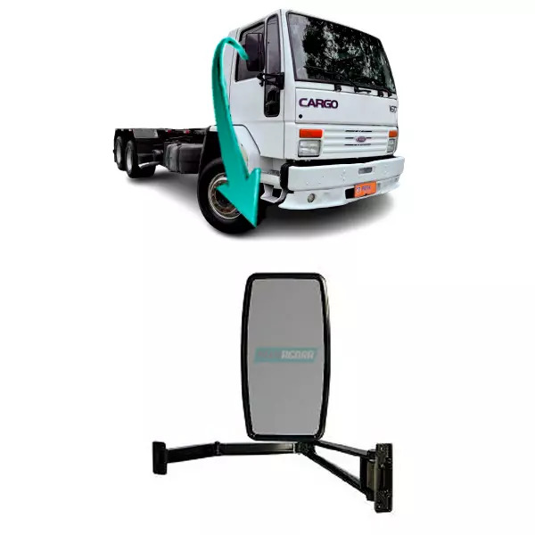 CONJUNTO BRACOS RETROVISOR LD  SEM ESPELHO (VA4999D-10101)