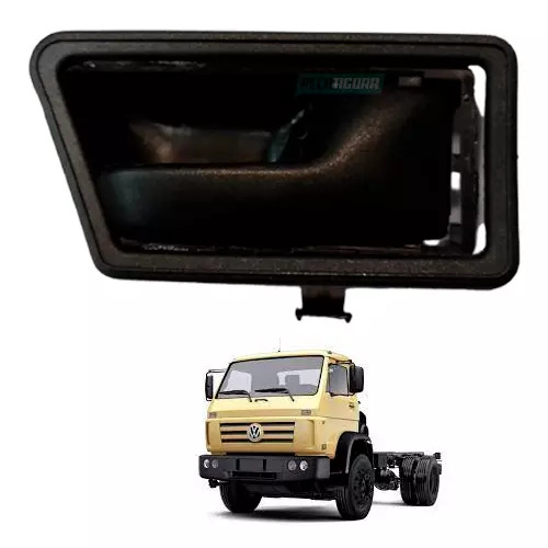 MACANETA INTERNA COMPLETA PORTA CINZA LD DIREITA TODOS VW LINHA 2000  (191837226