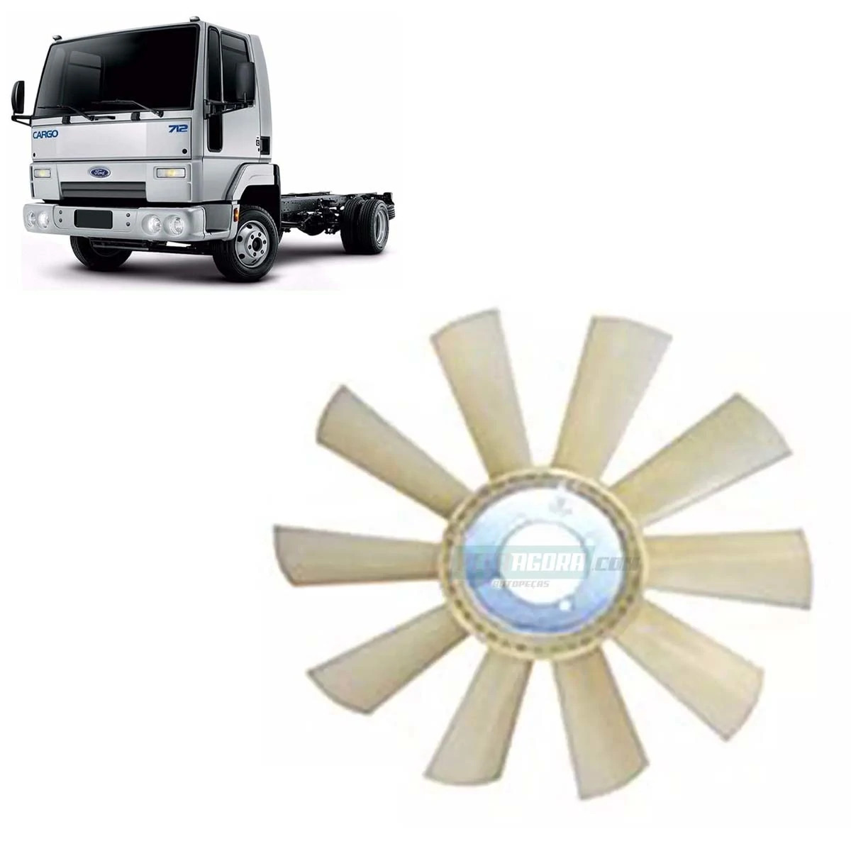 HELICE PLASTICA 10 PASFORD CARGO 712 814 815 915 96... MOTOR CUMMINS 4CC 3.9L SE