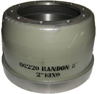 TAMBOR RANDON ESPELHO DUPLO 10 FUROS LONA 8 (301001417.)