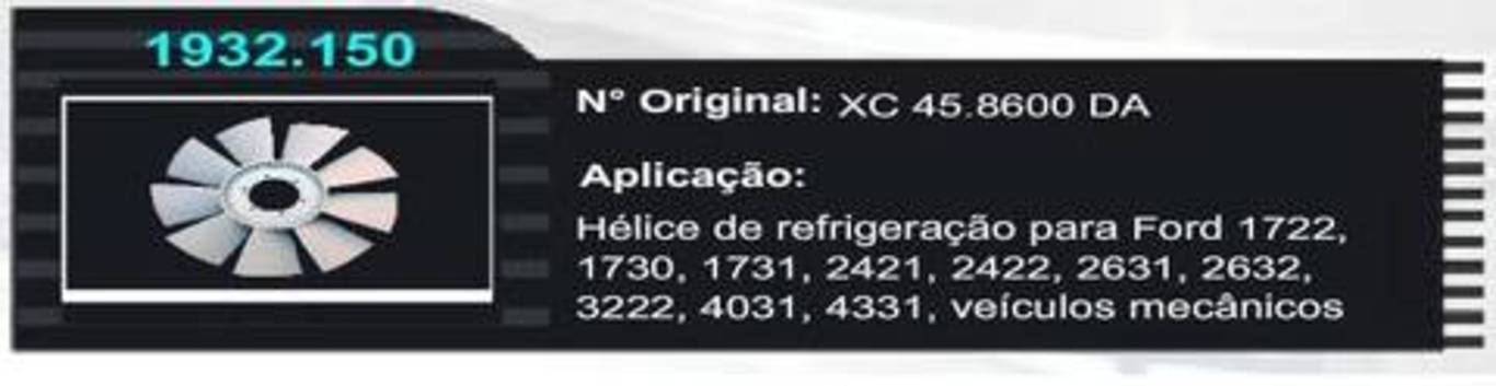 HELICE PLASTICA 9PAS CUMMINS C 8.3L PA M (XC458600DA_)