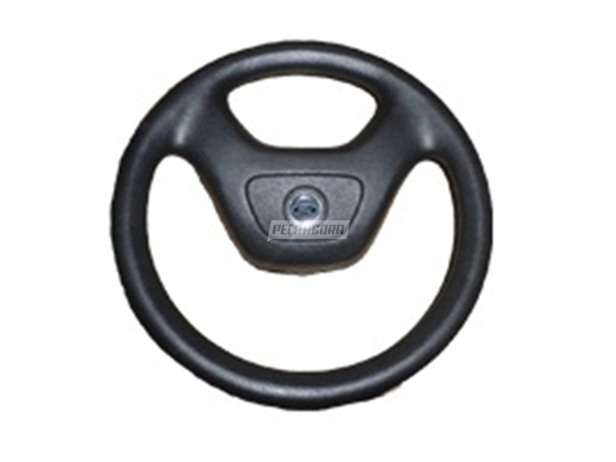 VOLANTE DIRECAO COM TAMPA BUZINA FORD F1000 F4000 93 A 98 ADAPTACAO PARA F12000 