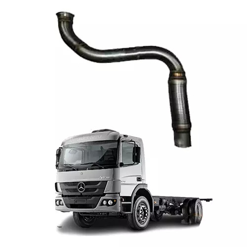 TUBO SAIDA MOTOR 3.1/2 INOX MBB 1719 2426 2429 EURO 5 (9584901919,)