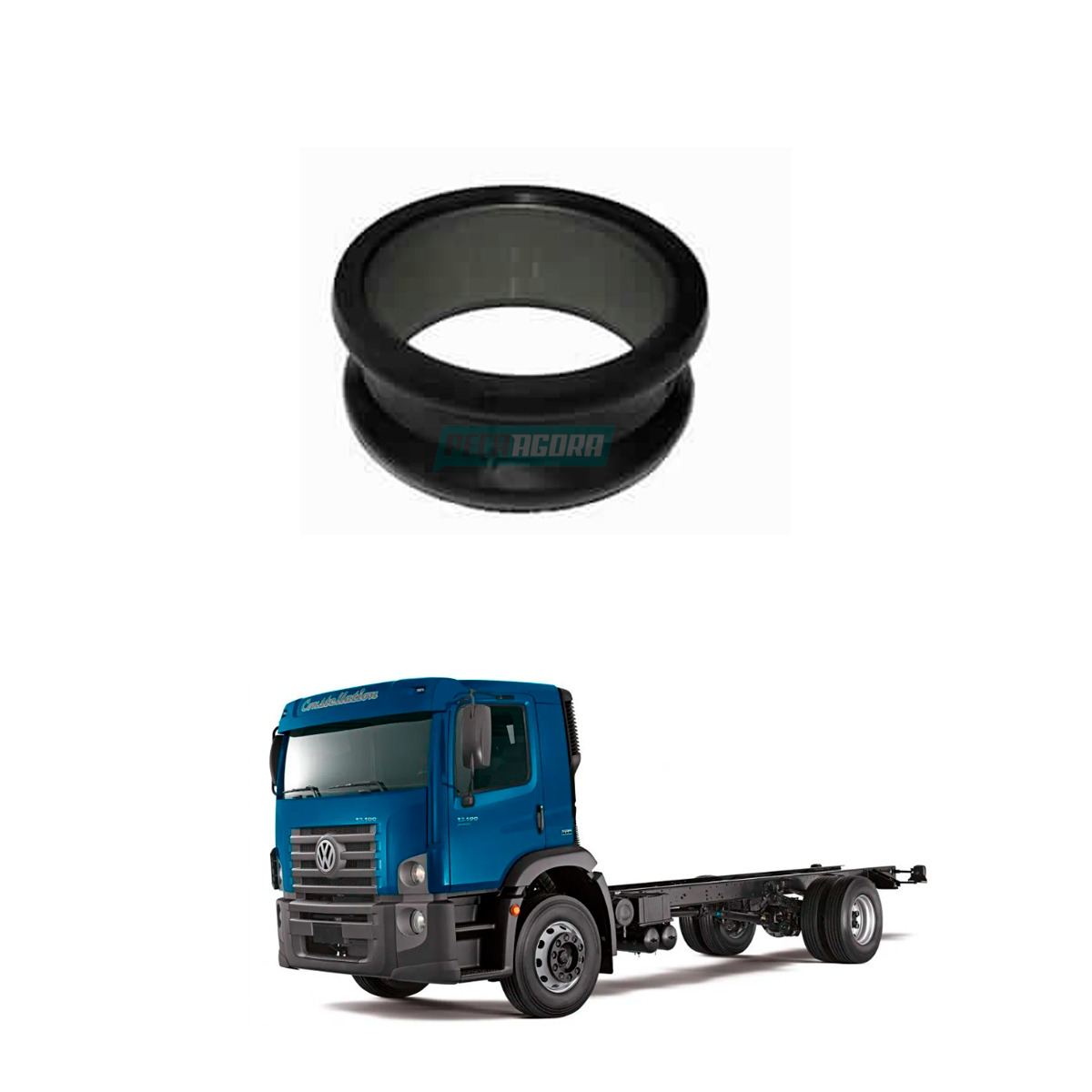 TUBO AGUA CARCACA TERMOSTATO VW CONSTELLATION EURO V 17280 24280 26280 31280 131