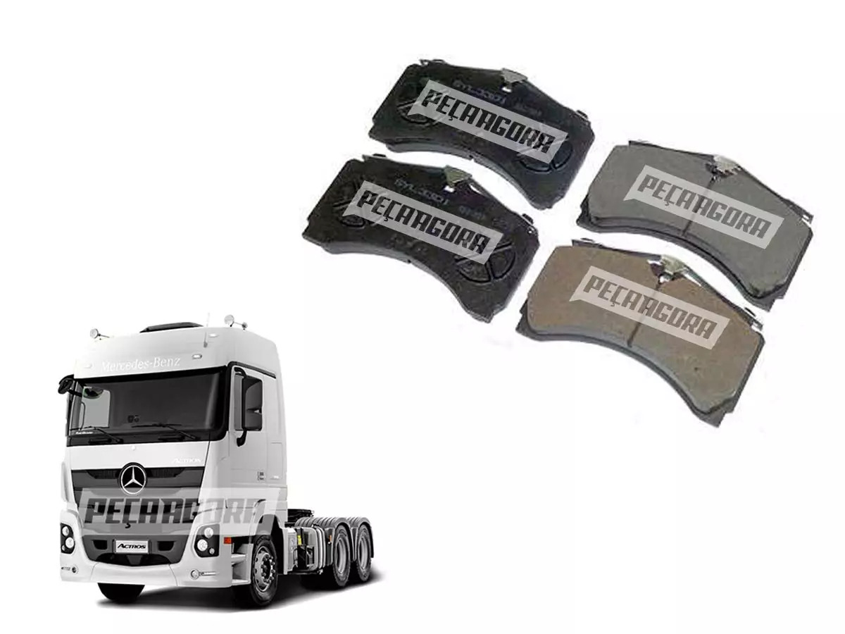 PASTILHA DE FREIO DIANTEIRA MBB ACTROS 2546 6X4 2011/ (0064201420,)