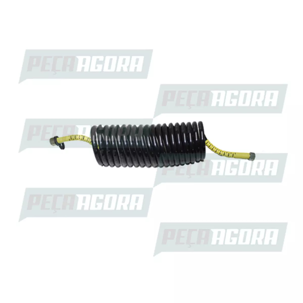 MANGUEIRA ESPIRAL 5.500MM BICO VERMELHO NY12 ROSCA M16X1,5 COM TERMINAIS SEM TRA