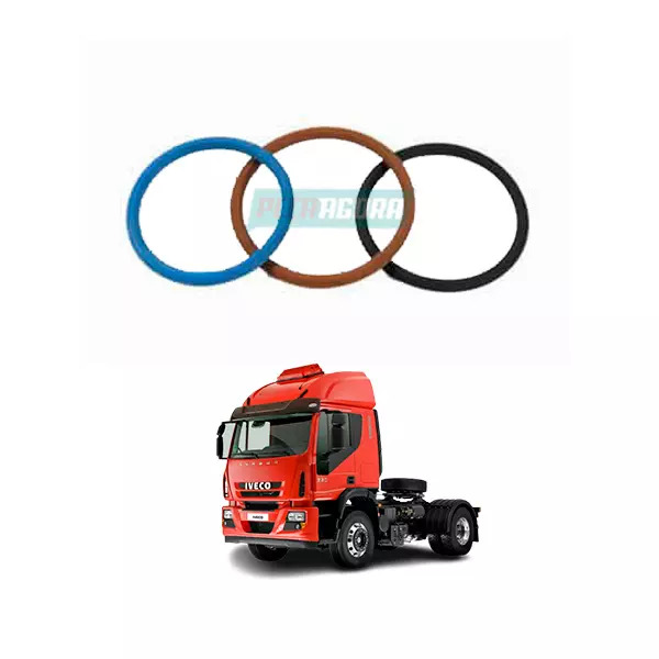 JOGO ANEIS VEDACAO BICO INJETOR IVECO CURSOR EUROCARGO CAVALLINO EUROTECH COM MO