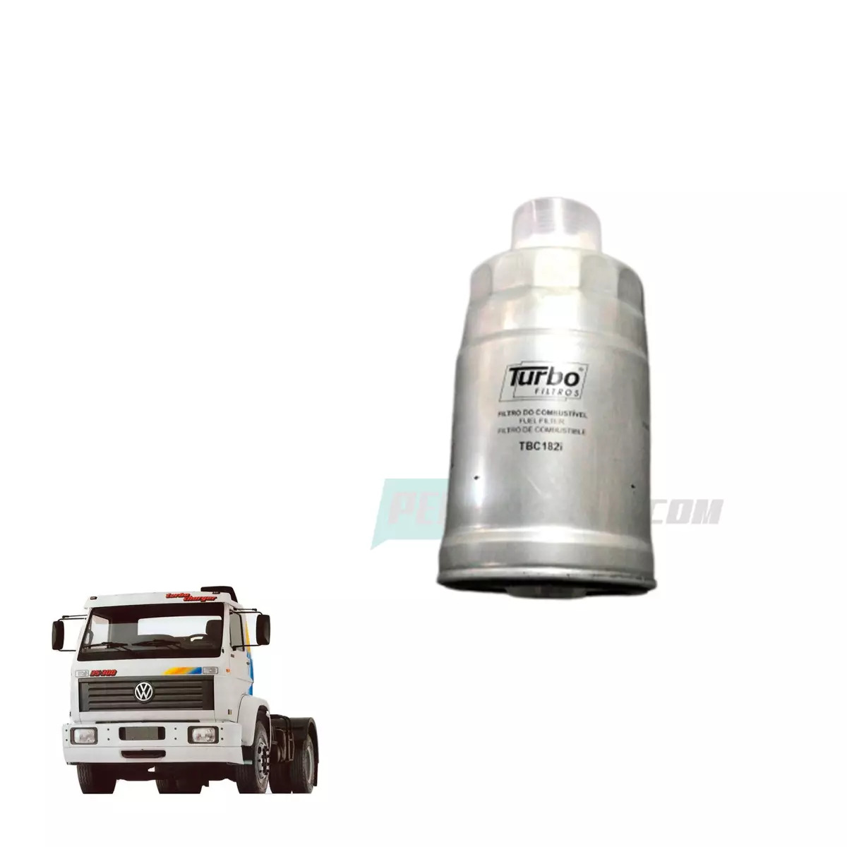 FILTRO COMBUSTIVEL VW 7100 8100 8120 8150 MWM 4.10 (2RD127177A|)