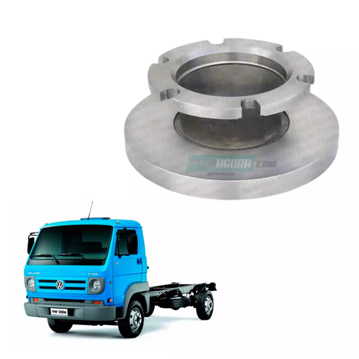 DISCO FREIO DIANTEIRO SOLIDO SEM CUBO VW 5140 DELIVERY   DISCO FREIO FURO ABERTO