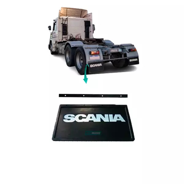 PARABARRO TRASEIRO 620X360 PARA SCANIA SERIE 4 114 124 164 94 (1442109,)