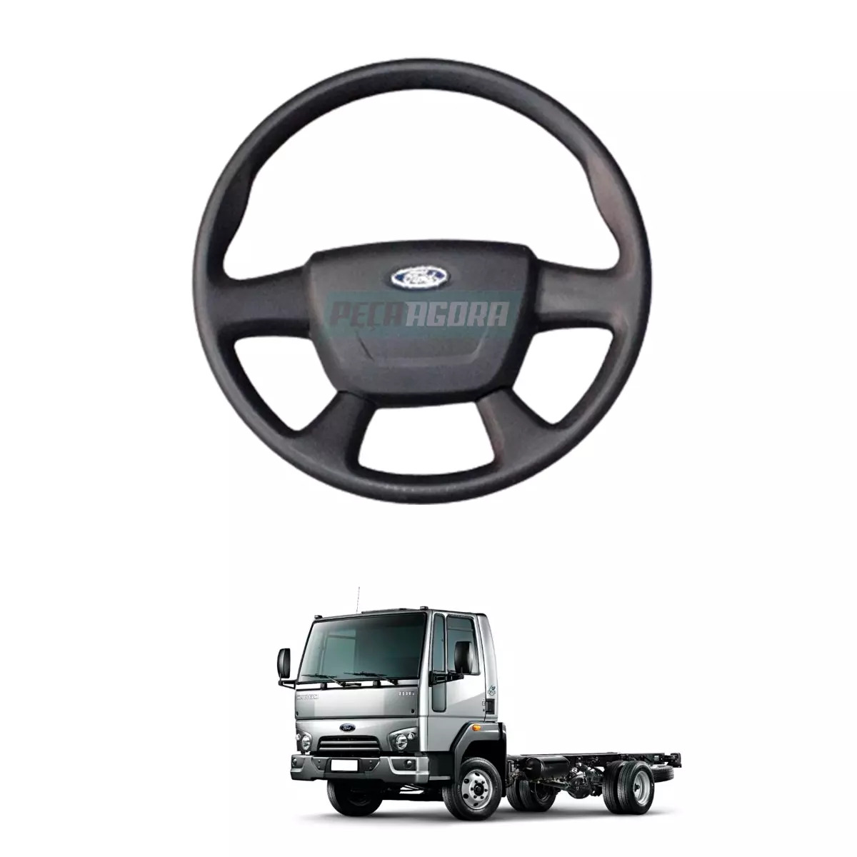 VOLANTE DIRECAO FORD CARGO 816 1119 1319 1419 1519 1719 1723 1731 1931 2423 (DC4