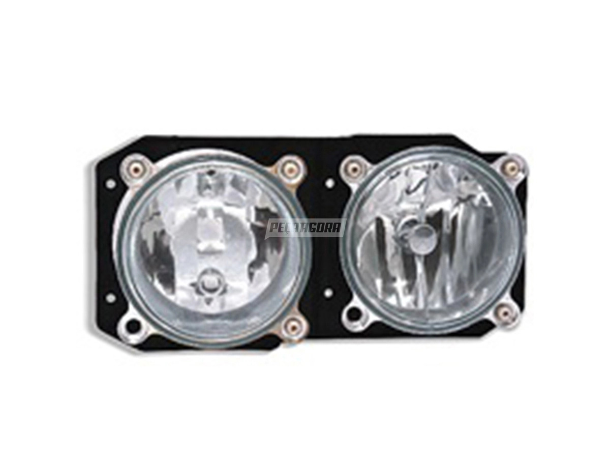 FAROL DUPLO LD C/SUPORTE - PRETO (6938207861.)