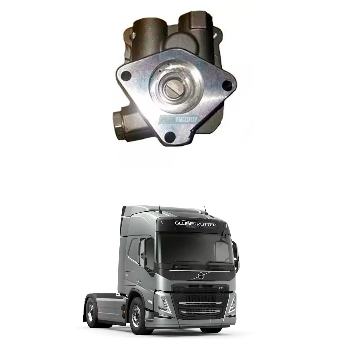 BOMBA COMBUSTIVEL HASTE CURTA MOTOR D13A VOLVO FH (20997341.)