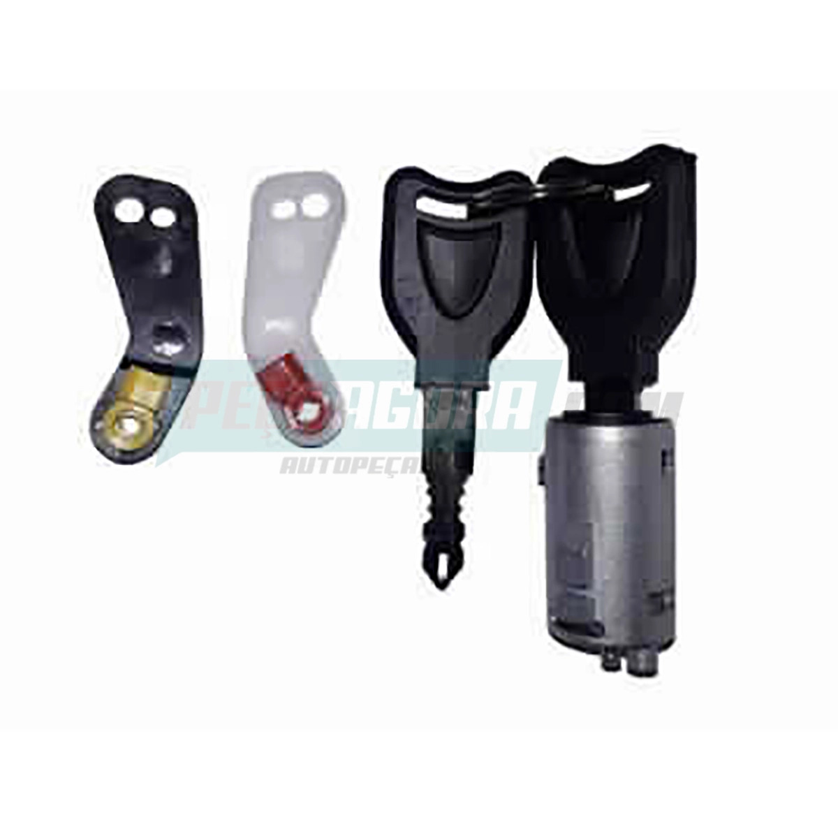 CONJUNTO MIOLO DAS PORTAS VOLVO VM TODOS CONTEM 2 MIOLOS 2 TAMBOR + CHAVE SEGRED