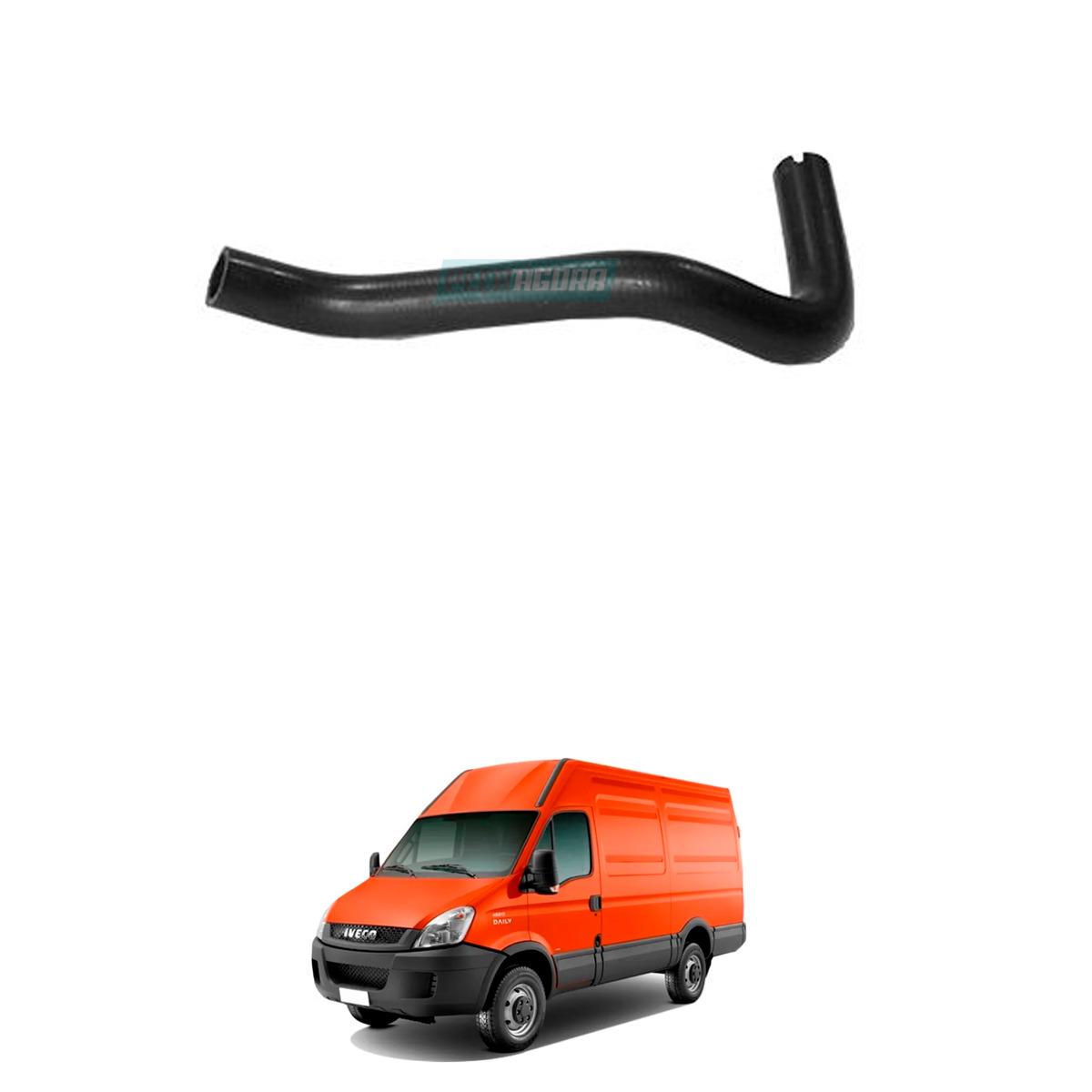 MANGUEIRA INFERIOR RESERVATORIO EXPANSAO PARA IVECO DAILY 35S14 45S16 55C16 70C1