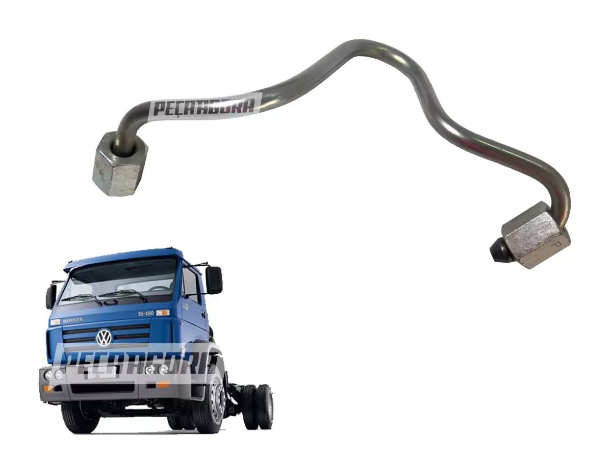 CANO TUBO INJETOR CILINDRO 3 MOTOR MWM X12 VW 17210E 15180E 15190E (2W0130303,)