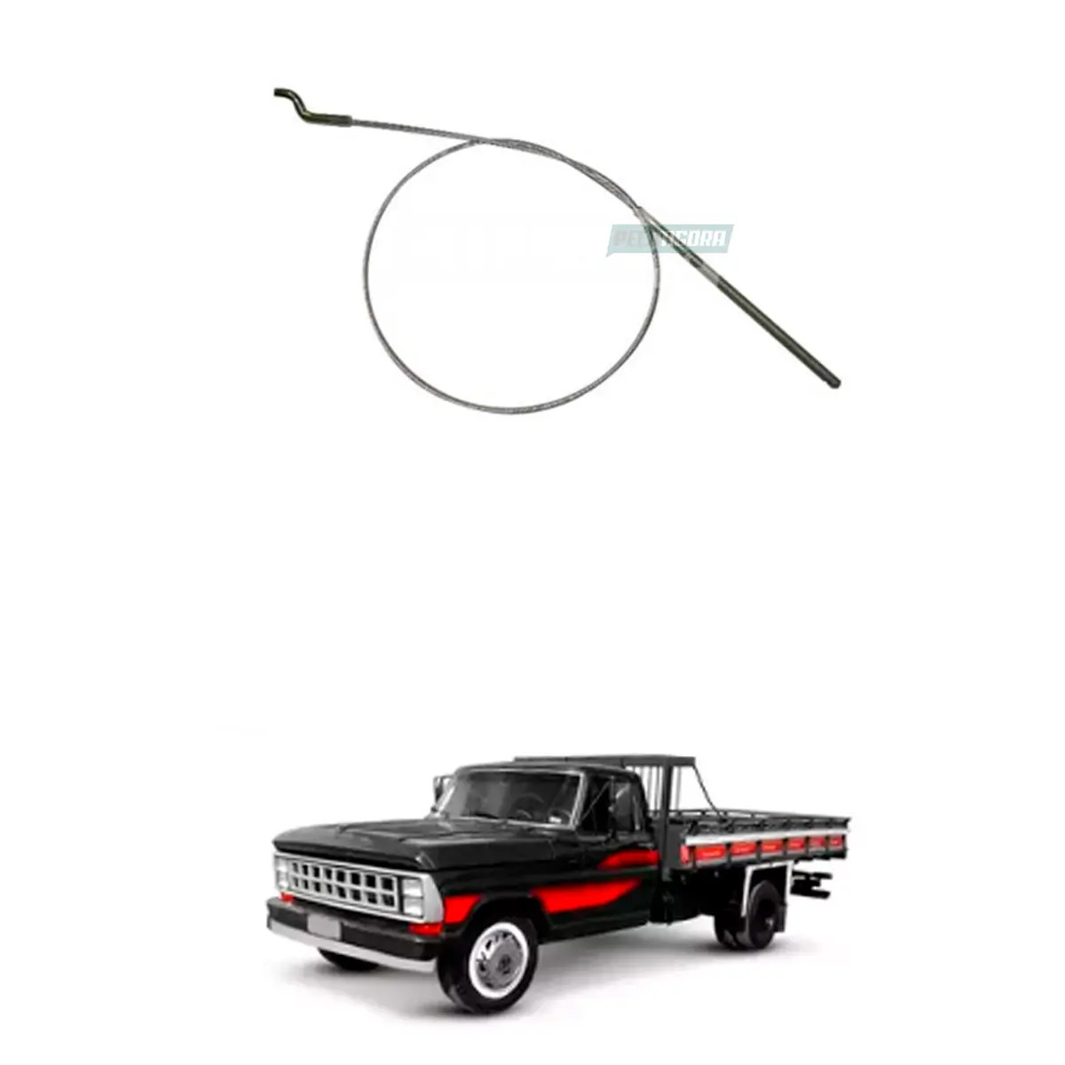 CABO FREIO CABOVEL 967MM FORD F4000 INTERMEDIARIO 92 DIANTE (T72609707C,)