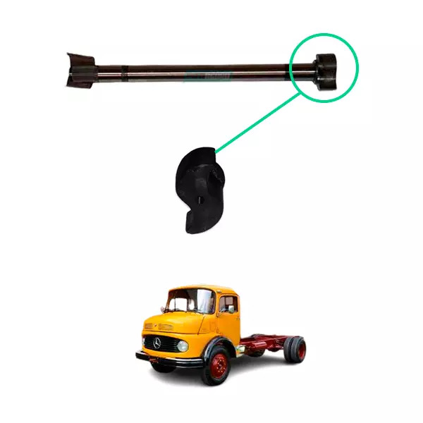 EIXO S FREIO TRASEIRO LE ESQUERDO MB 1623 2325 2423K 2425 OH1113 OH1313 OH1314 O