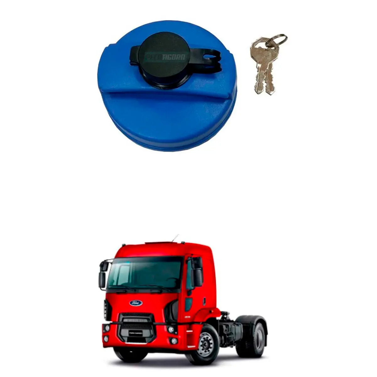 TAMPA TANQUE UREIA ARLA COM ROSCA FORD CARGO 816 1119 1419 1519 1719 1723 1729 1