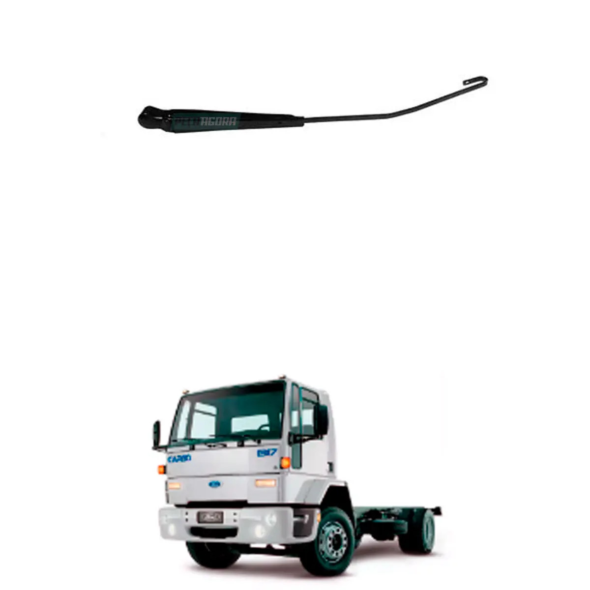 BRACO LIMPADOR PARABRISA LD DIREITO PASSAGEIRO FORD NOVO CARGO 1317 4X2 1319 4X2