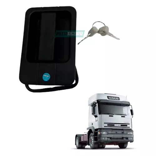 MACANETA EXT PORTA  L.E PARA IVECO EUROTECH EUROCARGO  (98404710,)