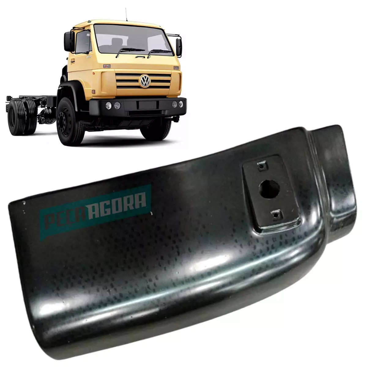 DEFLETOR LATERAL LADO ESQUERDO PLASTICO VW 14200-12140H-14150-16170-24250-14220-