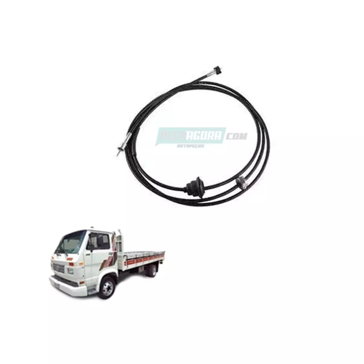 CABO VELOC.CABOVEL 3340mm VW 7100-8100-8140 94...98 C/TACOGRAFO - INTERNO 5mm (T