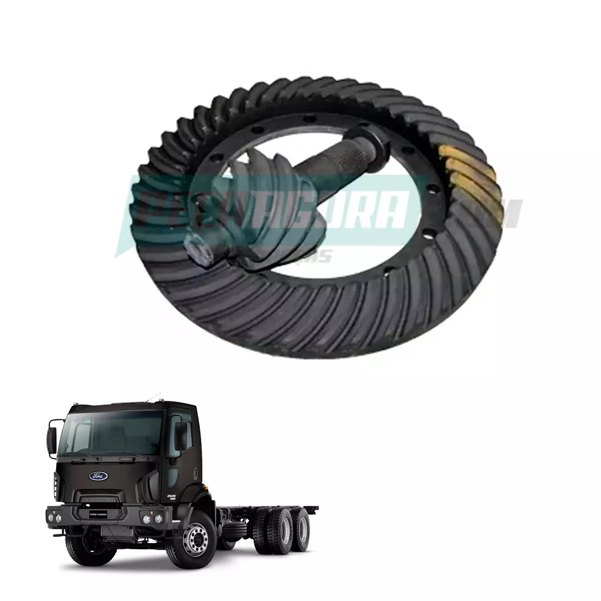 COROA PINHAO 41X9 RAT 4.56 FORD 2622 2626 2628 PARA IVECO EUROCARGO TECTOR ANTER