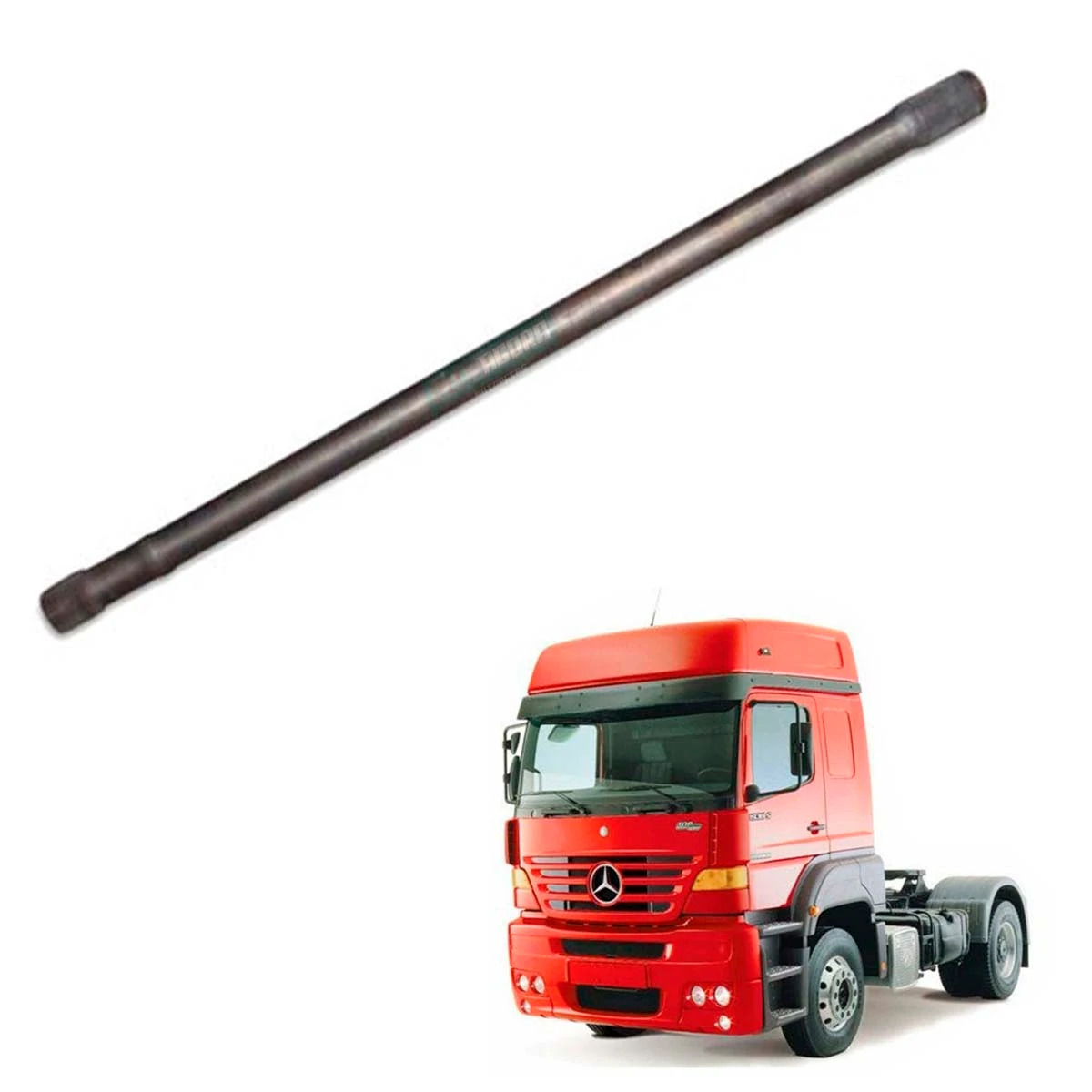 SEMI-EIXO C/ BLOQUEIO MB 1938 1944 AXOR 2535S 2540 1106MM 40 ESTRIAS  (658357110