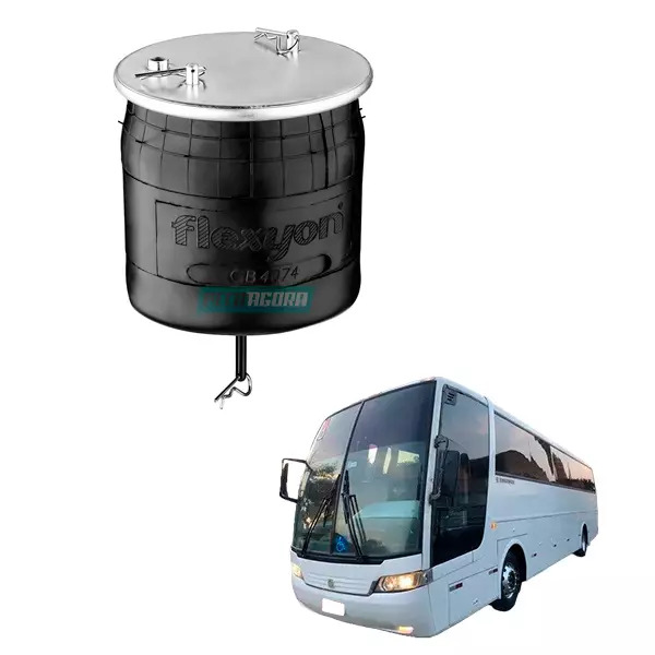 MOLA PNEUMATICA ALTURA MAX 419MM ALTURA MIN 212MM DIÂMETRO MAXIMO 290MM, FIXACA