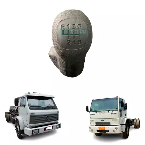 MANOPLA ALAVANCA CÂMBIO 6 MARCHAS REDUZIDA FORD CARGO 1722E 2422E 2428E 1422 16