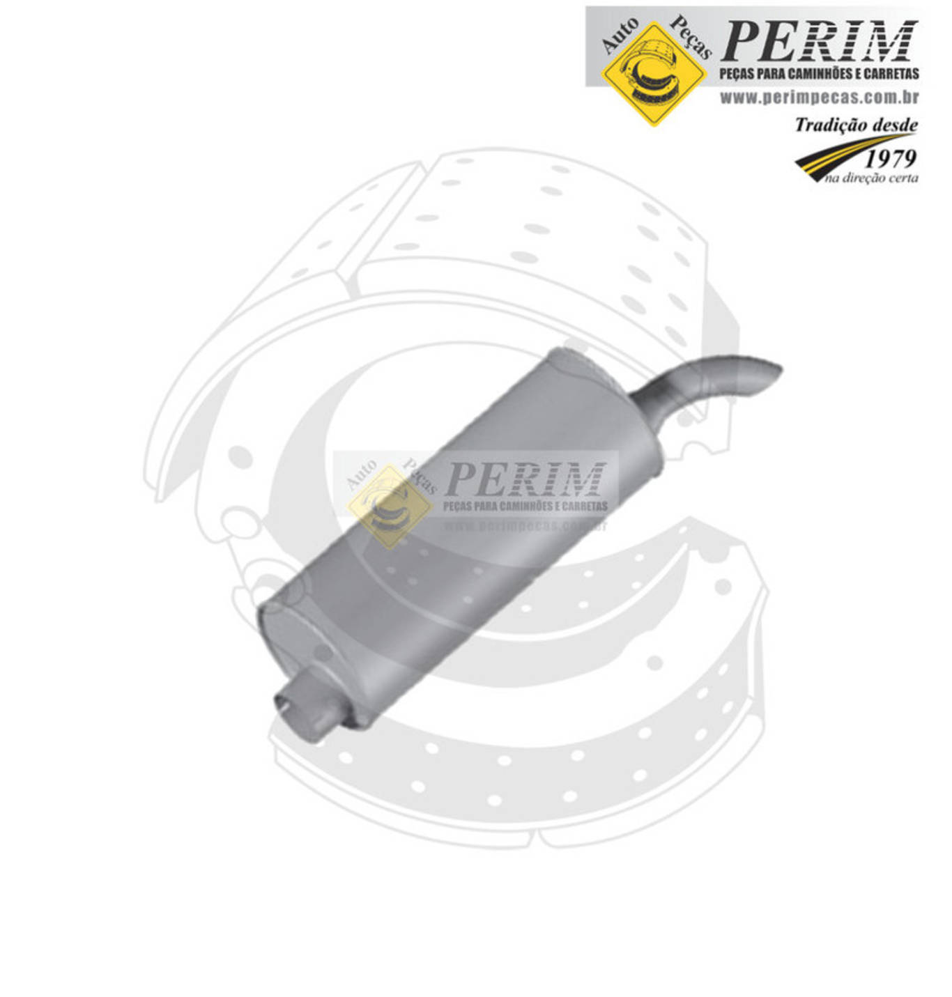 SILENCIOSO ESCAPAMENTO FORD CARGO 815E 1317E 1517E 1717E (4C455230CC)