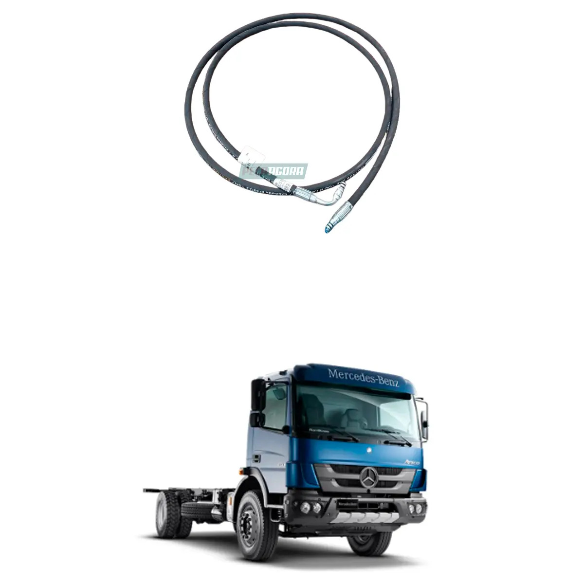 FLEXIVEL EMBREAGEM LONGO MBB ATEGO 1718 1723 1725  2423 2425  2428.. (0002959135