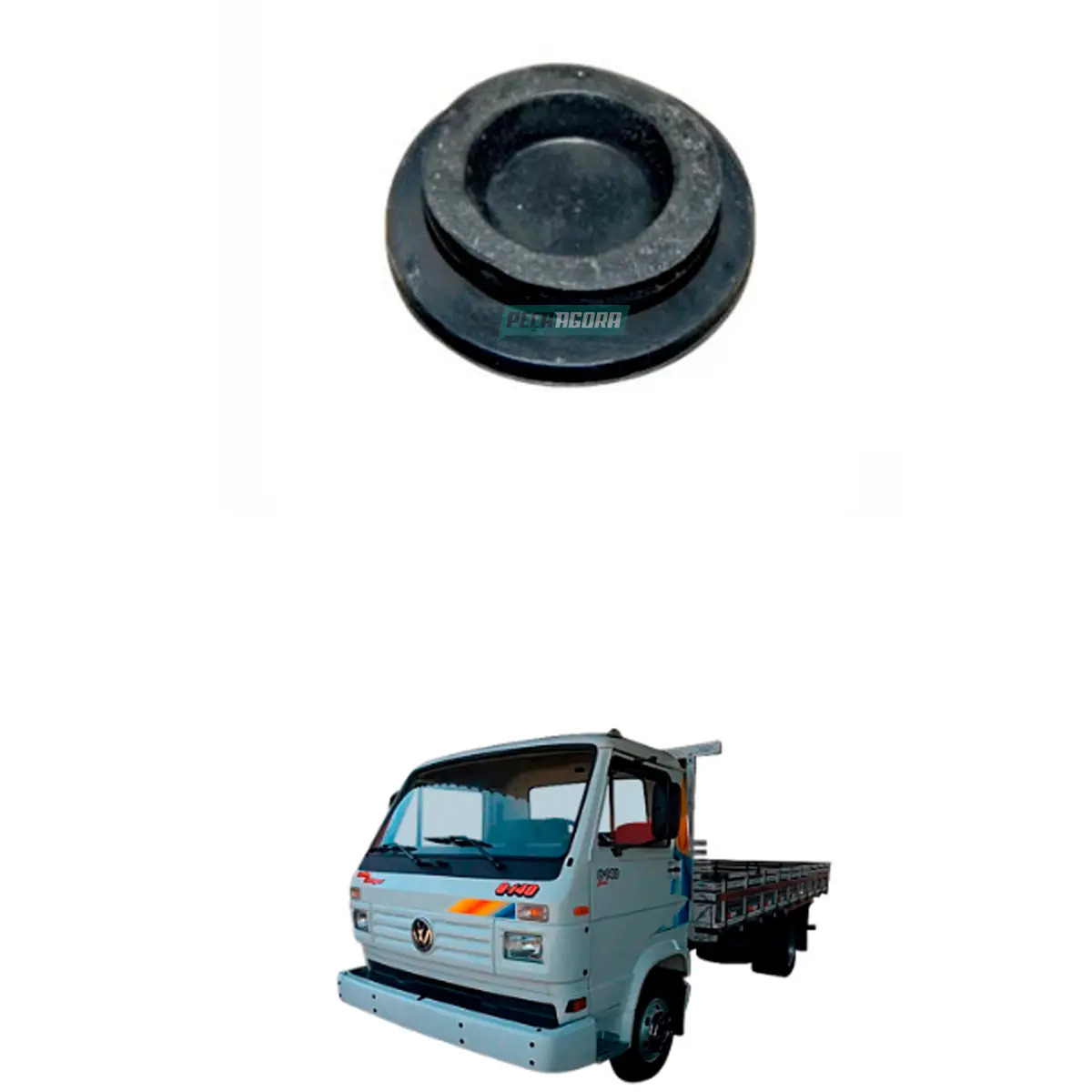 TAMPAO BORRACHA ESPELHO RODA VW 8150 9150E 14200 12140H 14150 14220 16170 16.220