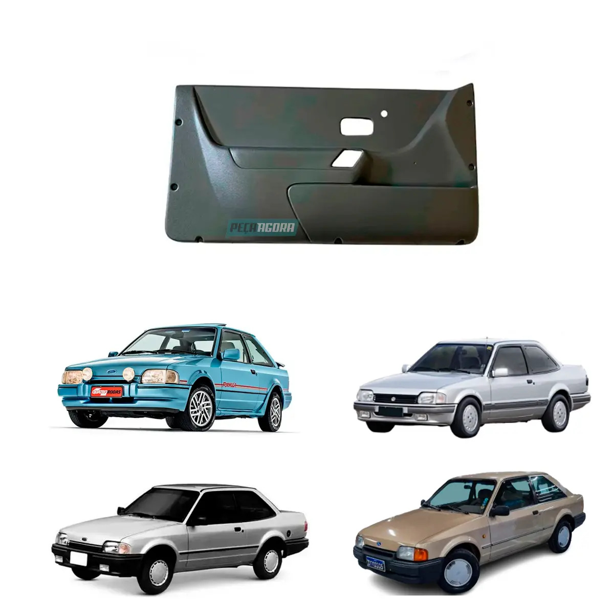 FORRO PORTA DIANTEIRA ESQUERDO ESCORT GLS GHIA XR3 APOLLO VERONA 2 PORTAS ELETRI