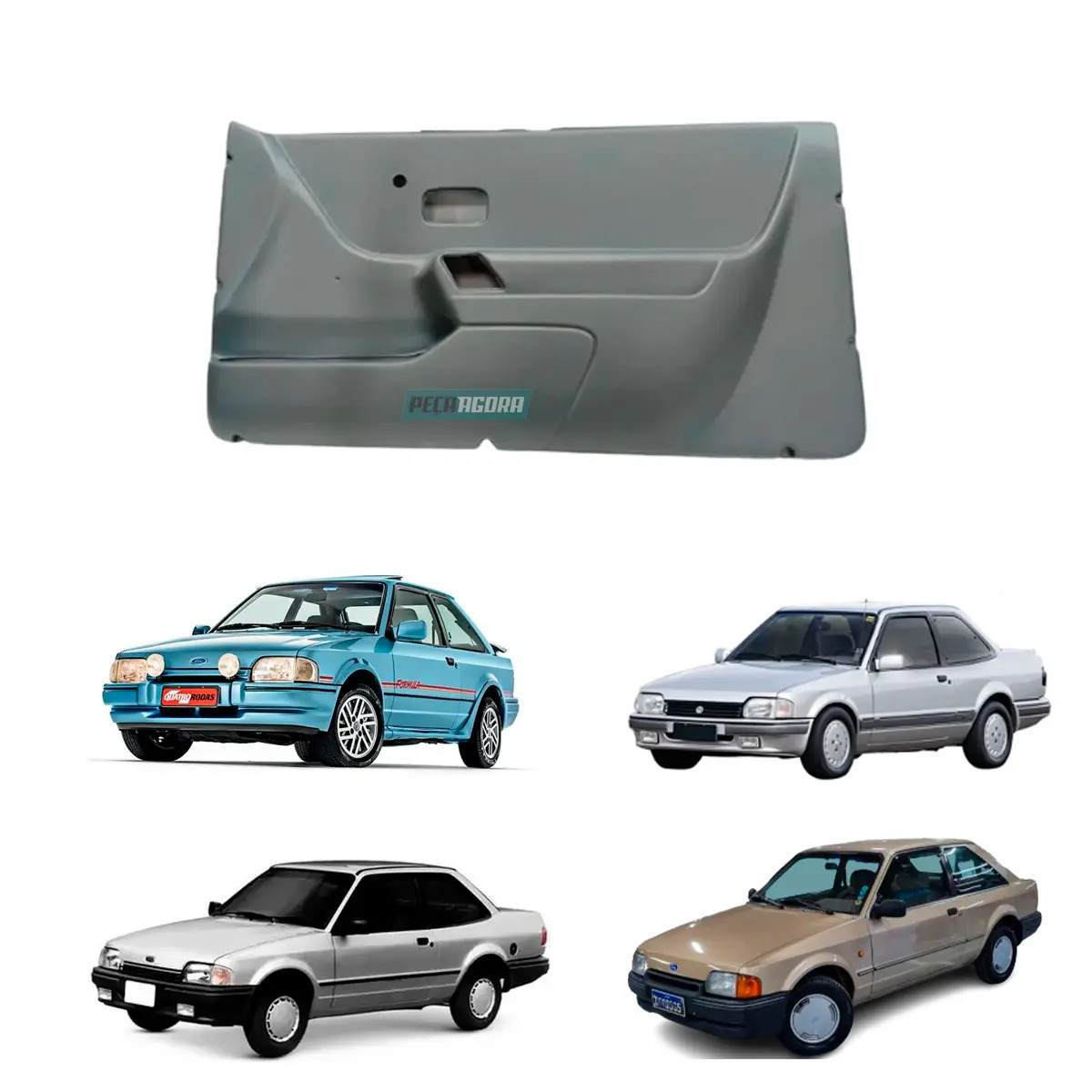 FORRO PORTA DIANTEIRA DIREITO ESCORT GLS GHIA XR3 APOLLO VERONA 2 PORTAS ELETRIC
