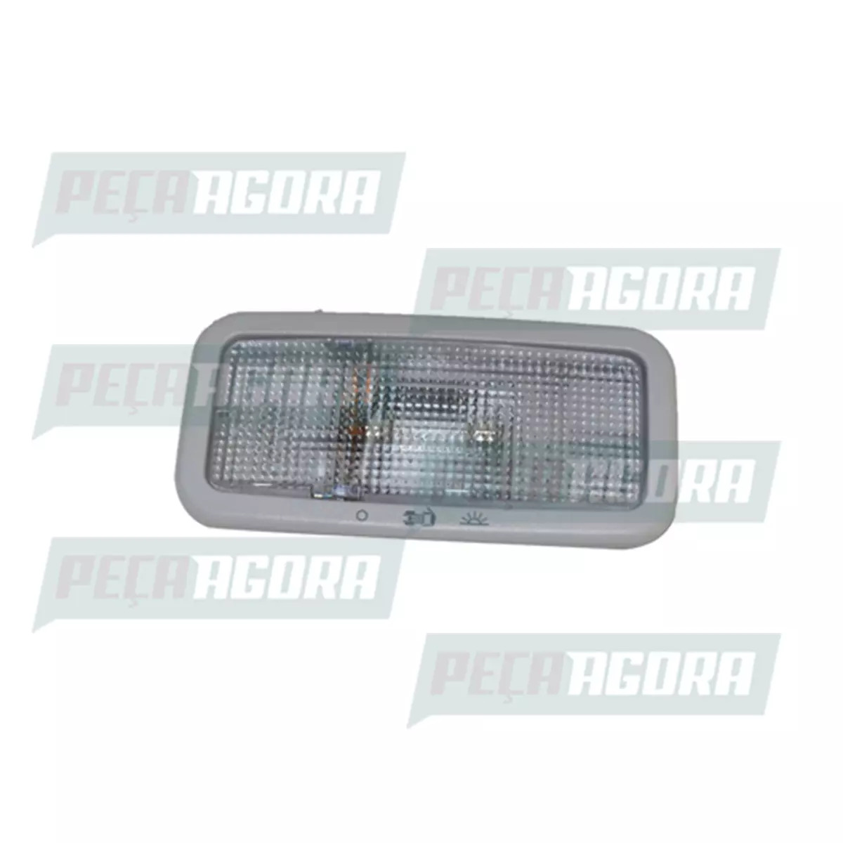 LUZ INTERNA TETO CABINE LEITO LUZ INTERNA TETO CABINE LEITO CINZA PEROLA (2R2947