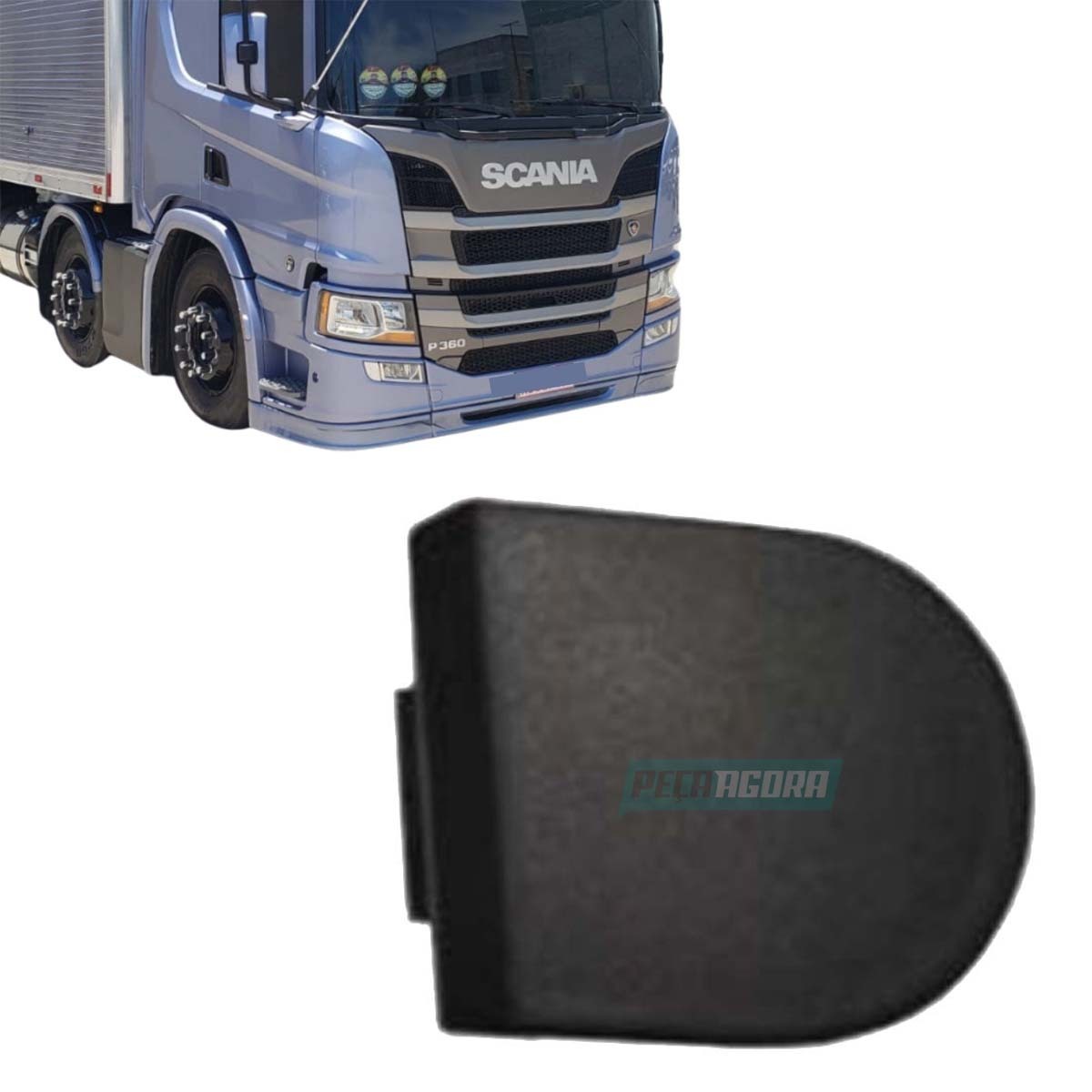 TAMPA PARACHOQUE CENTRAL LD (BAIXO) - SCANIA CAMINHAO NTG APOS 2019 P G R S (231