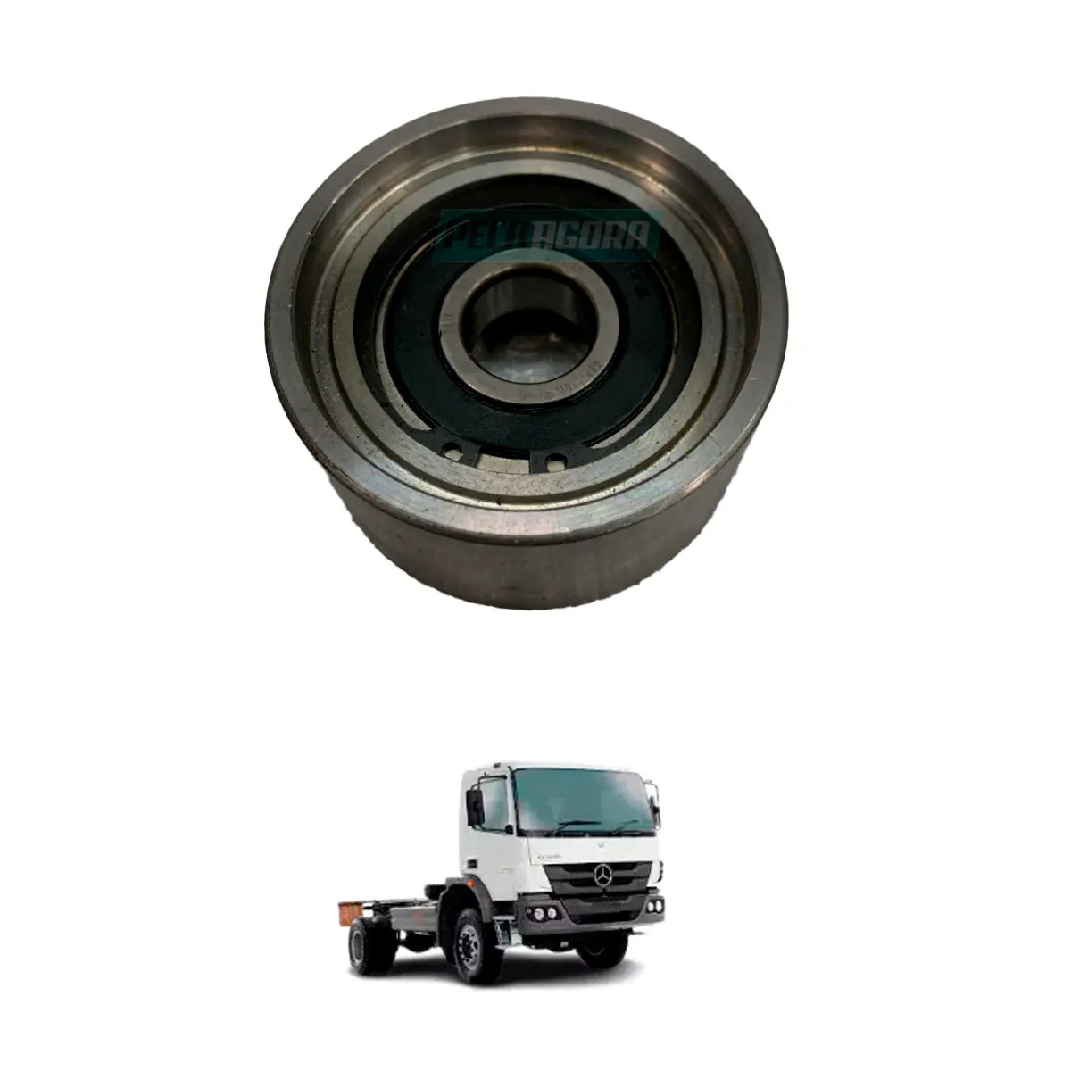 POLIA TENSOR ESTICADOR CORREIA ACO MB MERCEDES BENZ ATEGO AX (0005501933)