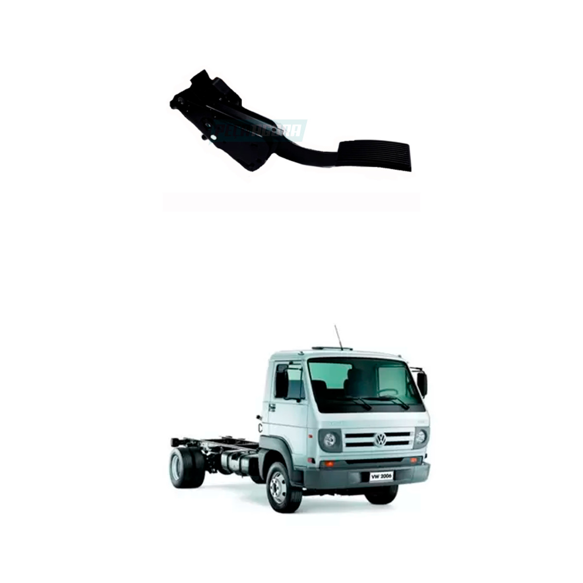 PEDAL DO ACELERADOR ELETRONICO VW 8150E 9150E 17250E 23250E 24250E 26260E 31260E