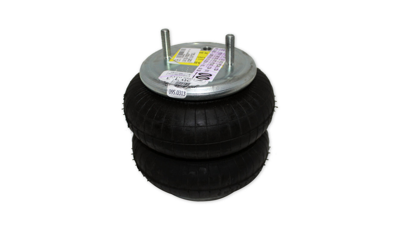 MOLA PNEUMATICA 257-1 - ALTURA M\C1XIMA 250MM, ALTURA M\CDNIMA 76MM, DI\C2METRO M\C1XIMO 264MM, FIXA\C7\C3O 2 PARAFUSOS DE M12X1,75 ENTRADA DE AR 1/4B