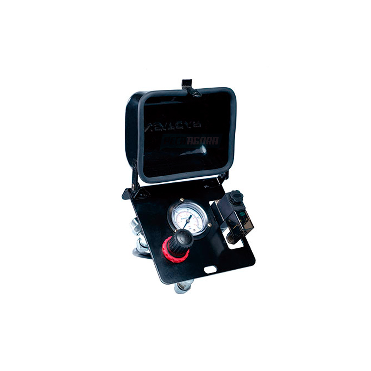 PAINEL COMANDO COM REGULADOR PRESSAO MANOMETRO E VALVULA SOLENOIDE - SEMIRREBOQU