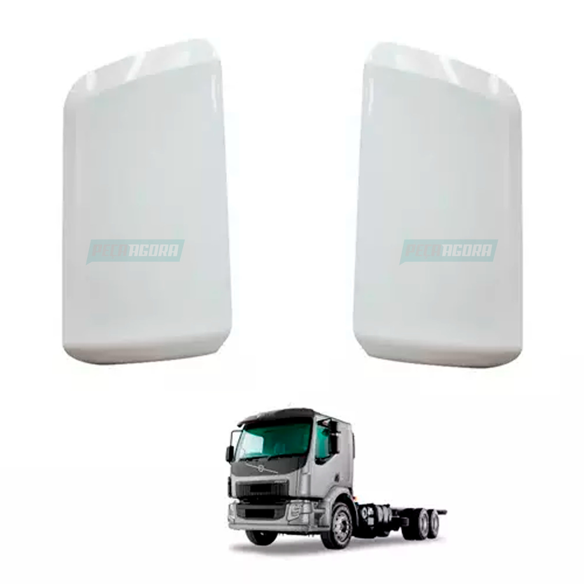 PAR DEFLETOR COLUNA MENOR VOLVO VM 2014.. PLASTICO (K.21849909-V20108.4-21849897