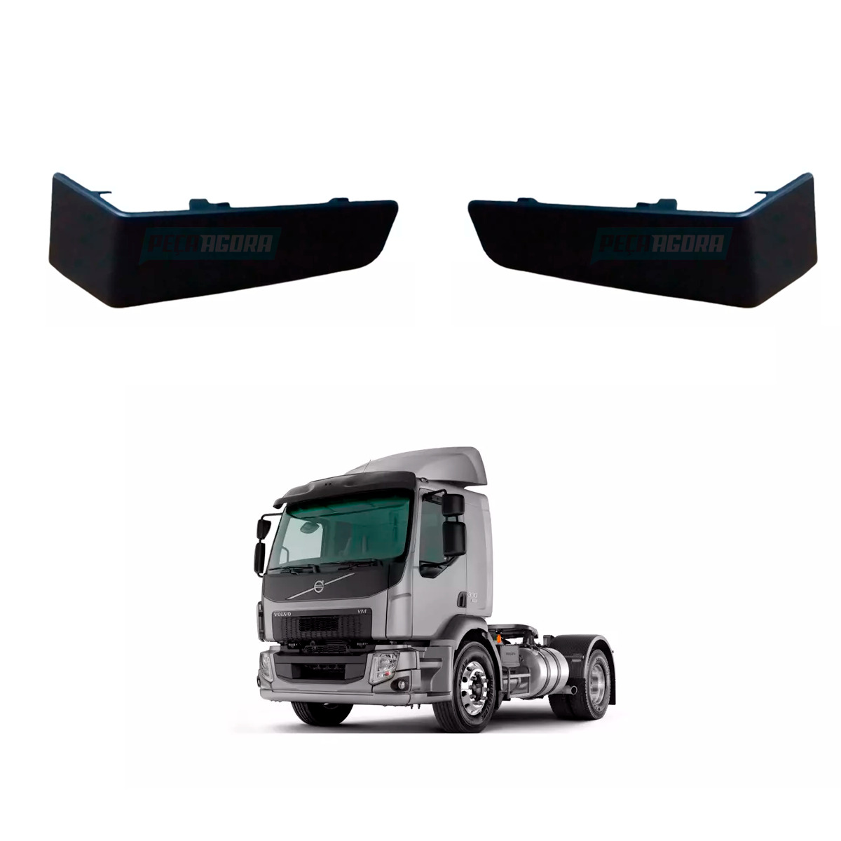 PAR ACABAMENTO PARACHOQUE VOLVO VM 260 270 - 2010... (K.82468447-V20043.3-824684