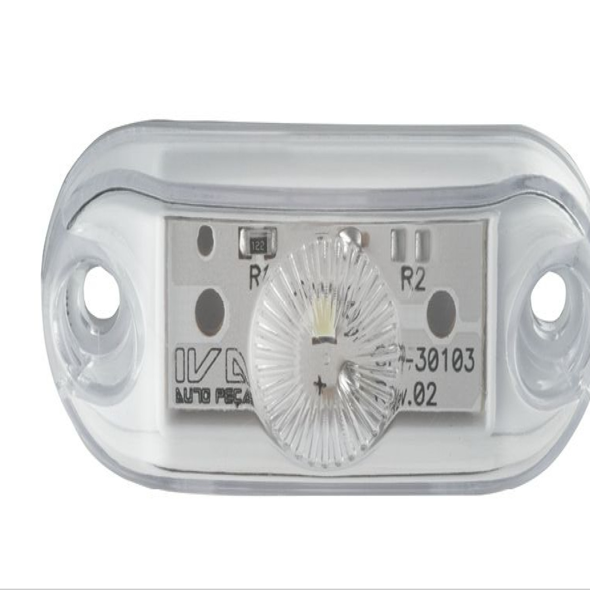 LANTERNA 2 LED ACRILICO CRISTAL ONIBUS (01820040302,)