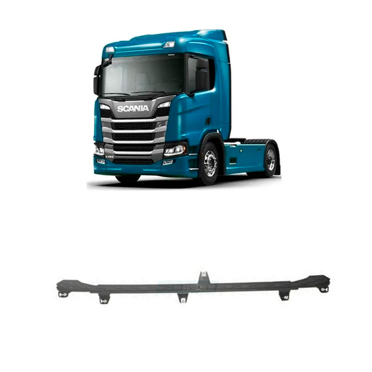 SUPORTE GRADE INFERIOR PARA SCANIA SERIE 6 NTG CABINE G R S (2307668)